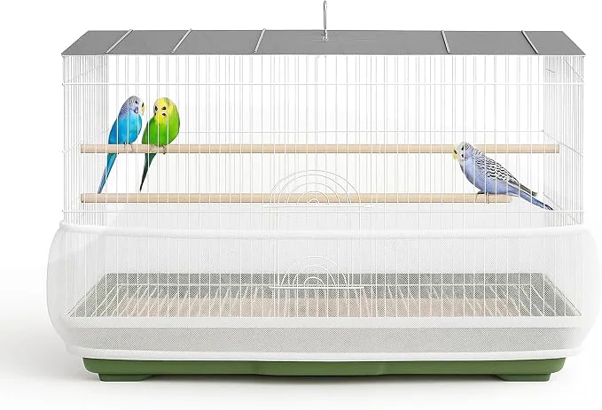 Fashionable Universal Bird Cage Seed Catcher Universal Mesh Skirt Cover Stretchy Small Fine Crafted