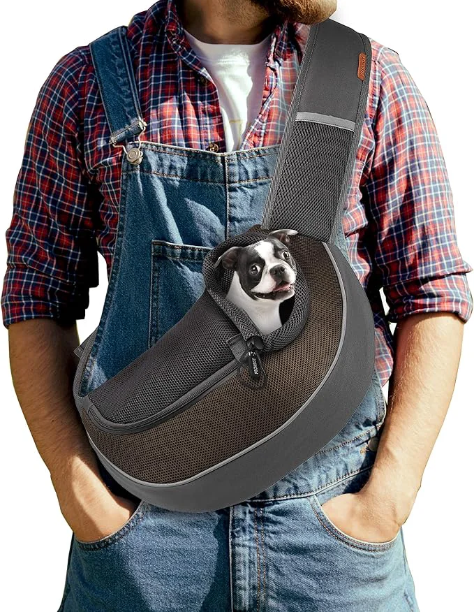 Safe FDJASGY Pet Sling Carrier for Small Dogs Cats Breathable Mesh Travelling Hand Luxury