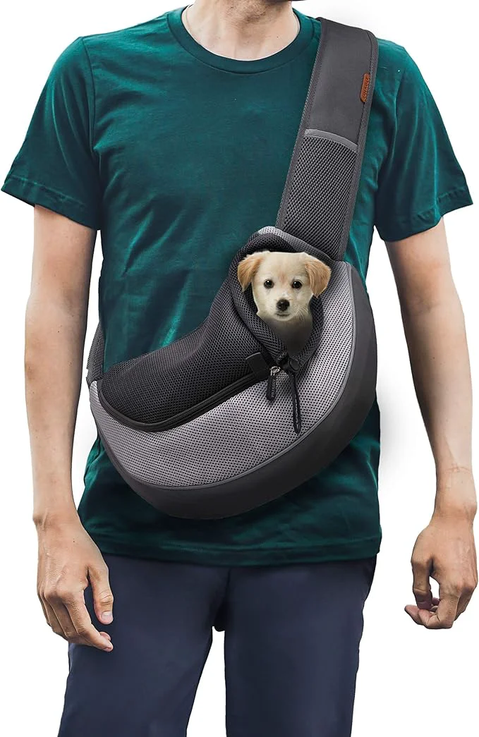 High-Quality FDJASGY Pet Sling Carrier for Small Dogs Cats Breathable Mesh Travelling Hand Elegant