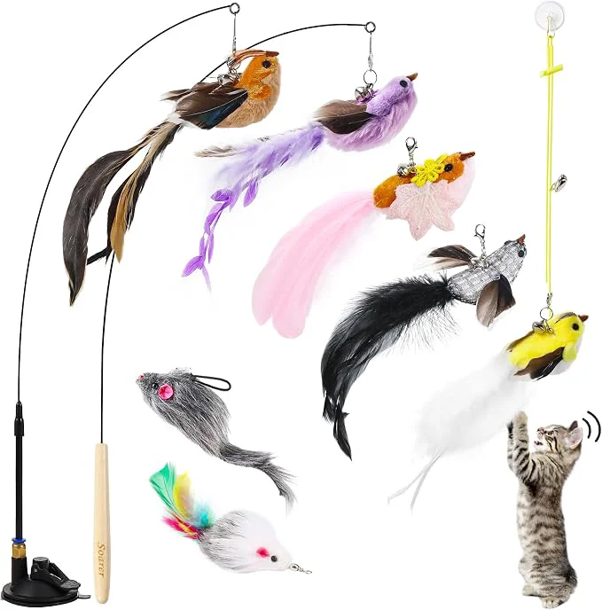 Trendy Soarer 3-in-1 Flying Bird Cat Toys Next-Generation
