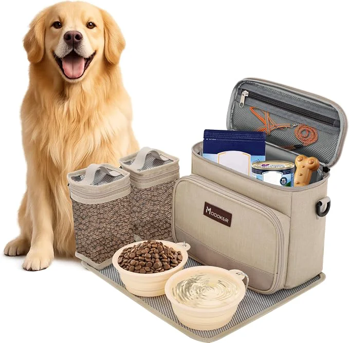 Elite Modoker All-in-One Dog Travel Bag Airline Pet Cat Tote Organizer Lightweight