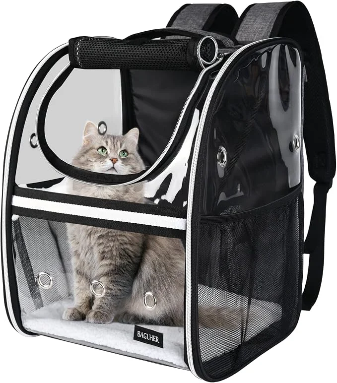 Excellent BAGLHER Cat Carrier Backpack Airline Pet Travel Carrier Authentic