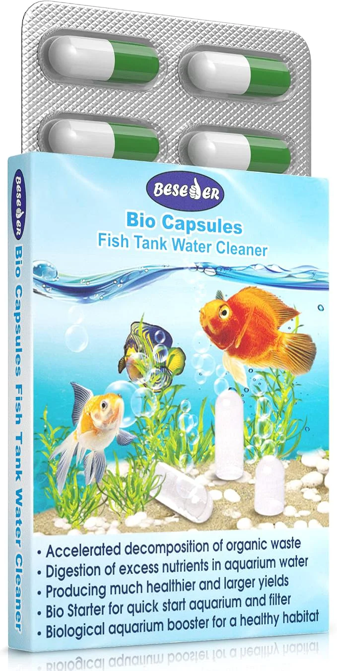 Elegant Bio Capsules Fish Tank Water Cleaner Premium