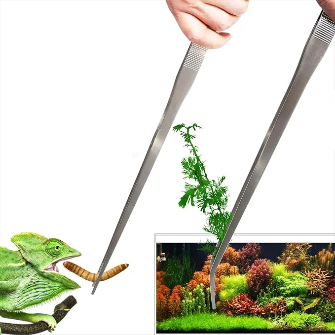 Safe 2Pcs 18.9 inch Extra Long Tweezers Reliable