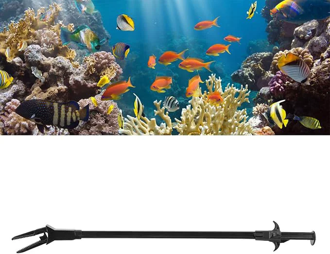 Professional Aquascaping Plastic Aquarium Ts 50Cm Handle Grabber Aquarium Ts Plastic Flexible
