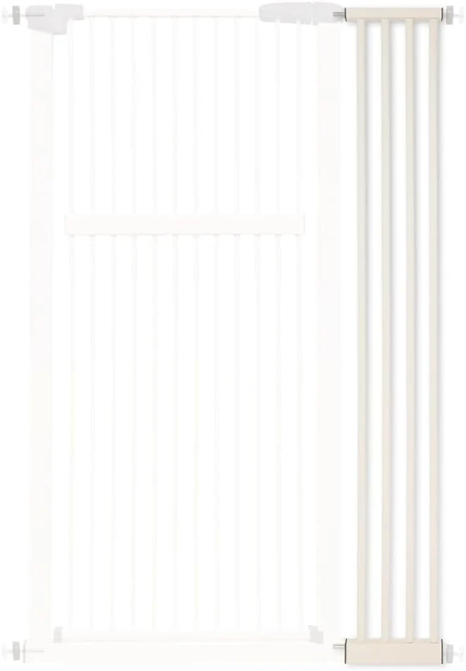 Eco-Friendly Lumizone Extra Tall Pet Gate 55.12 High Pressure Mounted 8.27 Wide Extension Advanced