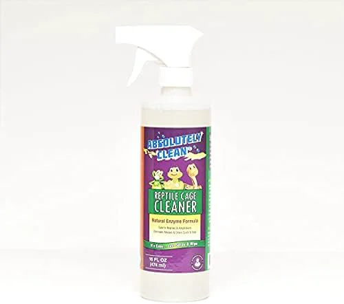 Excellent Absolutely Clean Reptile Amphibian Terrarium Cleaner and Odor Healthy