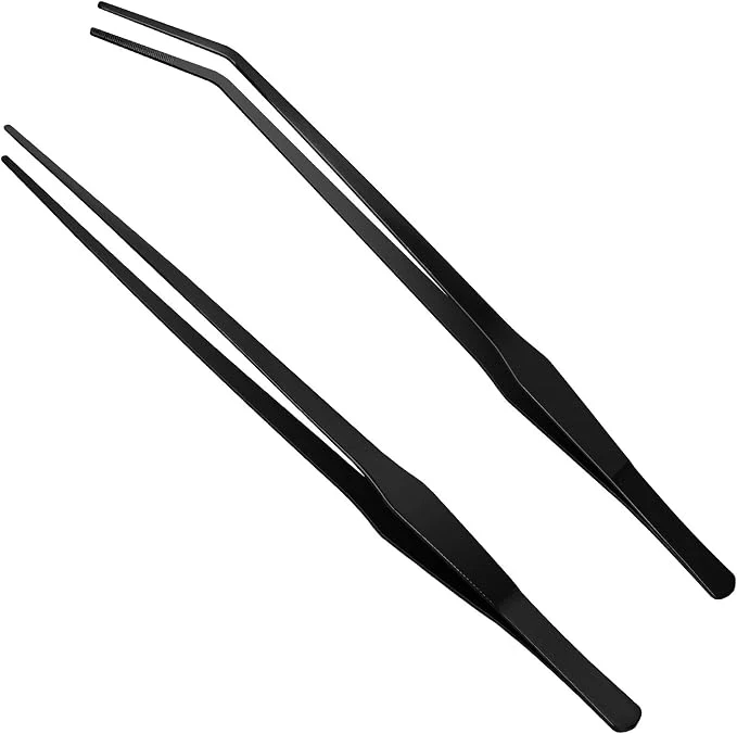 Original Aquarium Tweezers Extra Long 15 inches Luxiv Stainless Steel Straight and Traditional