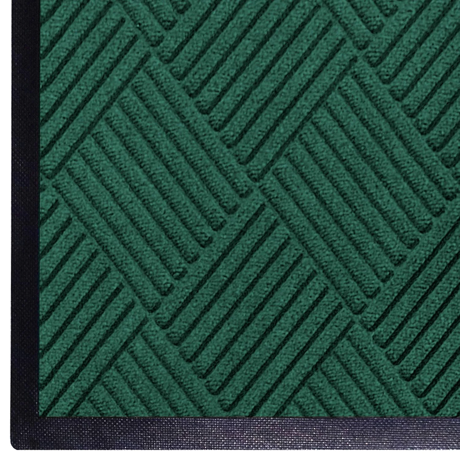 Contemporary M A Matting WaterHog Diamond Commercial-Grade Entrance Mat with Rubber Border – Indoor Outdoor Quick Drying Stain Resistant Door Mat Evergreen 3' x 4' Fine Crafted
