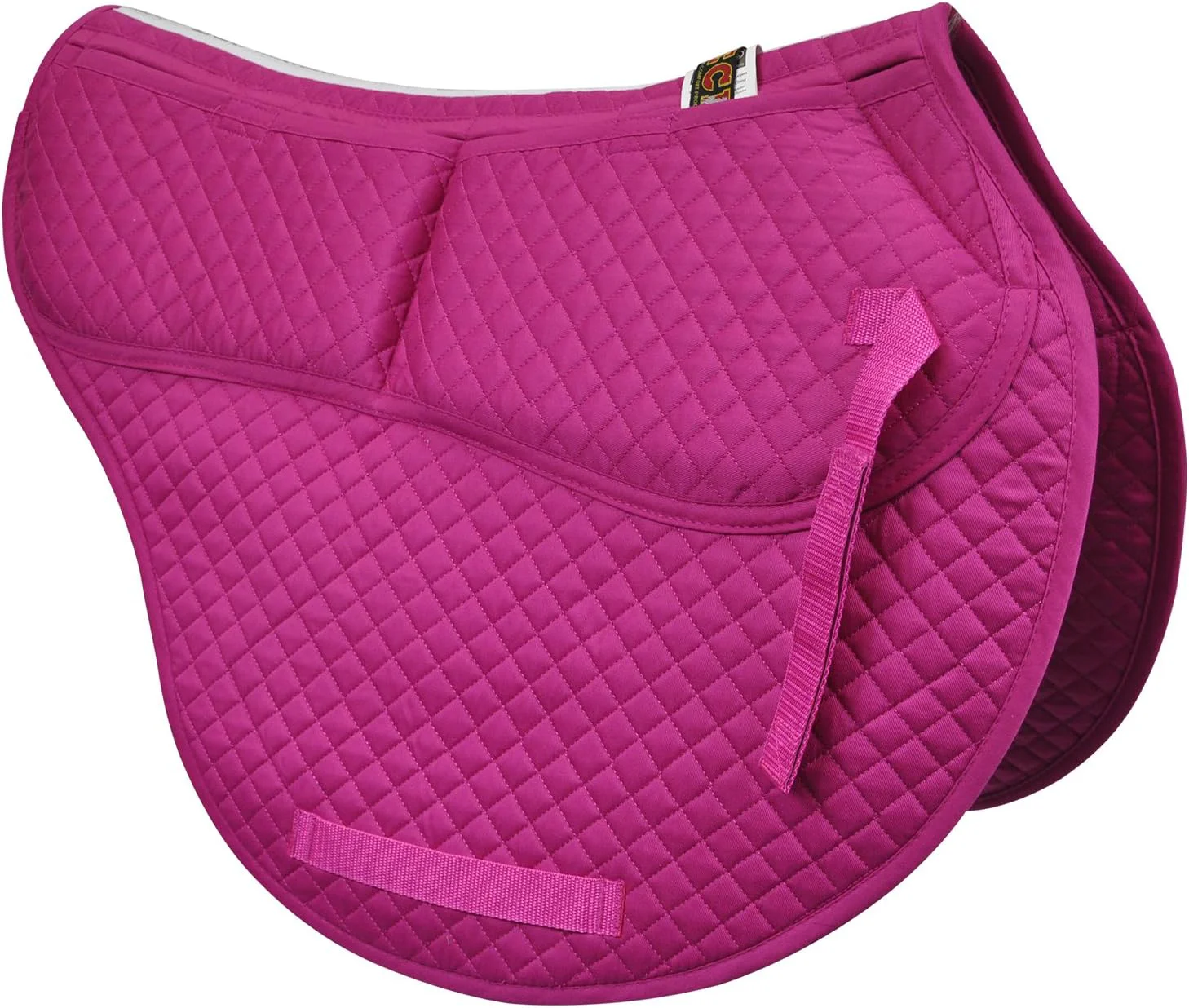 Long-Lasting ECP Equine Comfort Products All-Purpose Contoured Correction Saddle Pad with Adjustable Memory Foam Inserts for Custom Support Non-Slip Shock Absorbing 22 Spine 19.5 Drop Functional