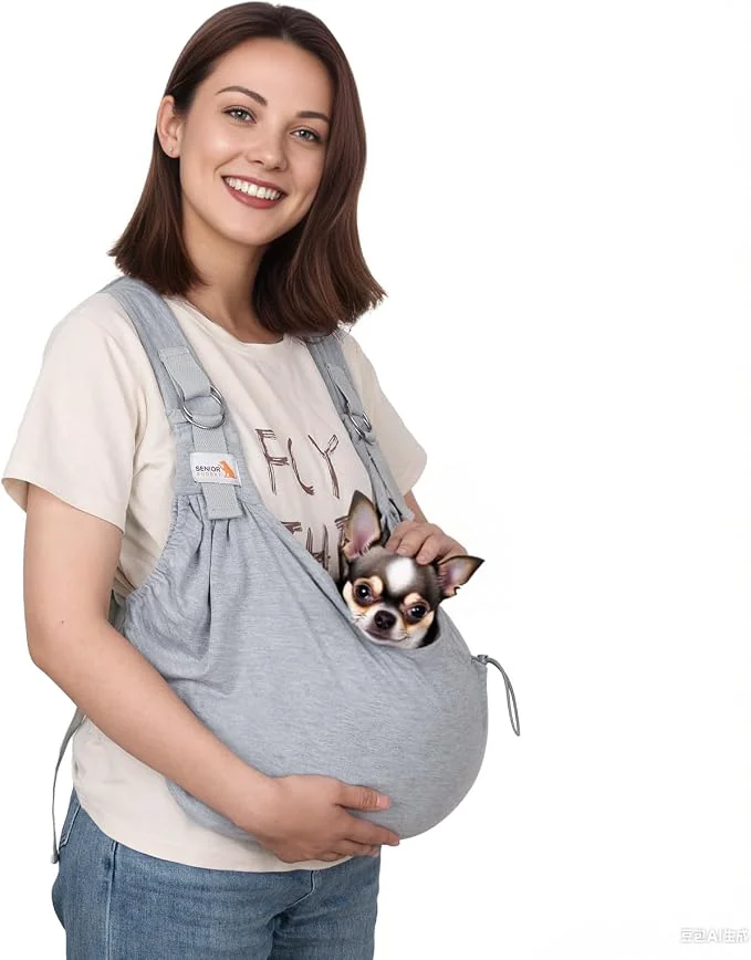 Fine Dog Sling Carriers for Small Dogs Carrier Sling for Cats and Pupp Carrying Optimized