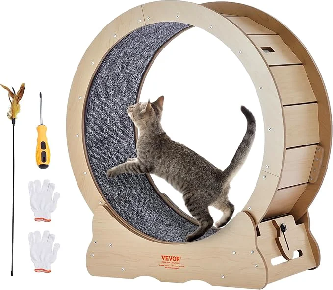 Certified VEVOR Cat Exercise Wheel Large Treadmill Wheel First-Class