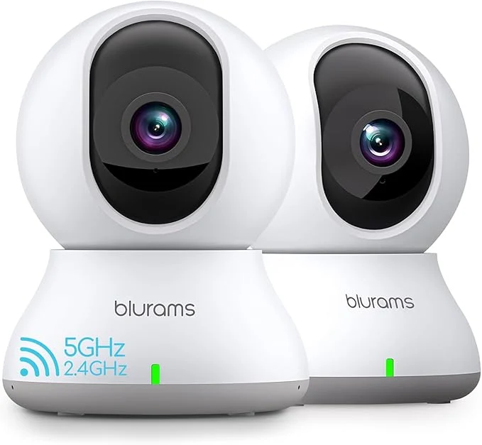 Dependable blurams Security Camera 2K Baby Monitor Dog Camera 360-degree for Home Security White-2Pack About ThisOverview Reliable