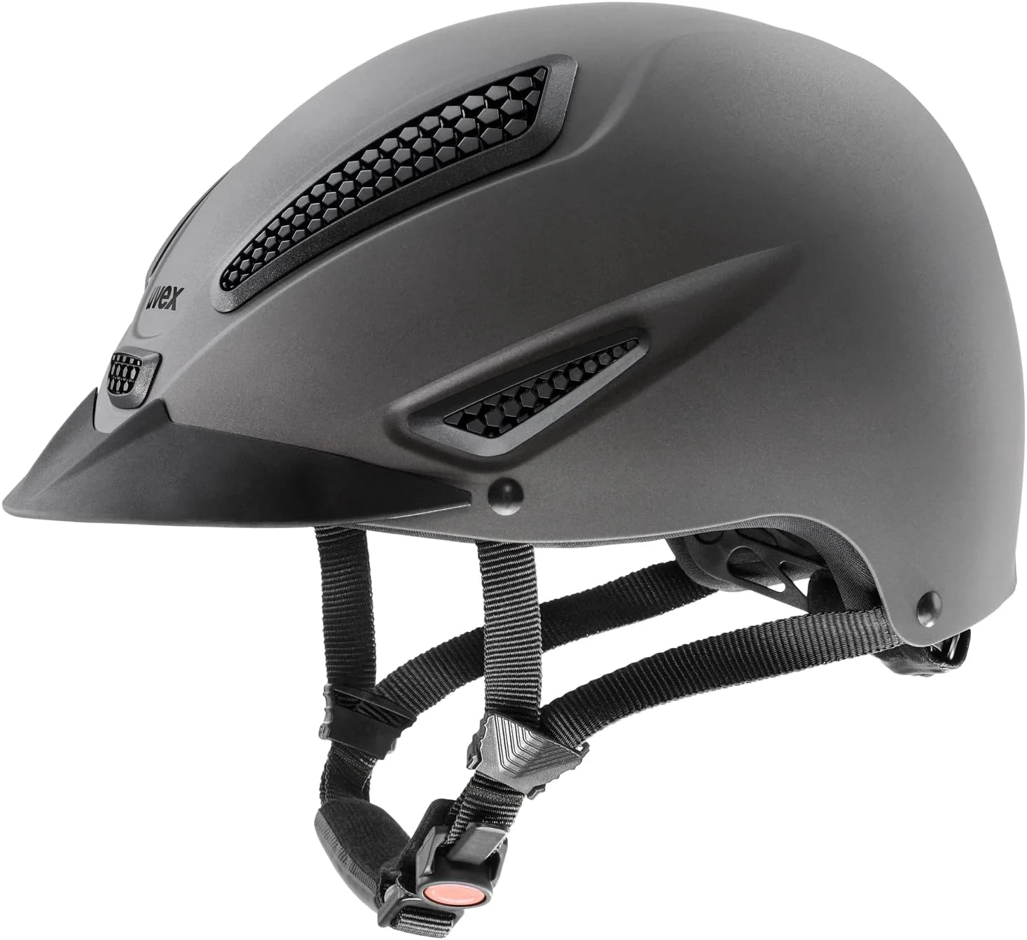 Durable uvex perfexxion II Horse Riding Helmet for Women Men Anthracite - Adjustable Excellent Ventilated Helmet Stylish