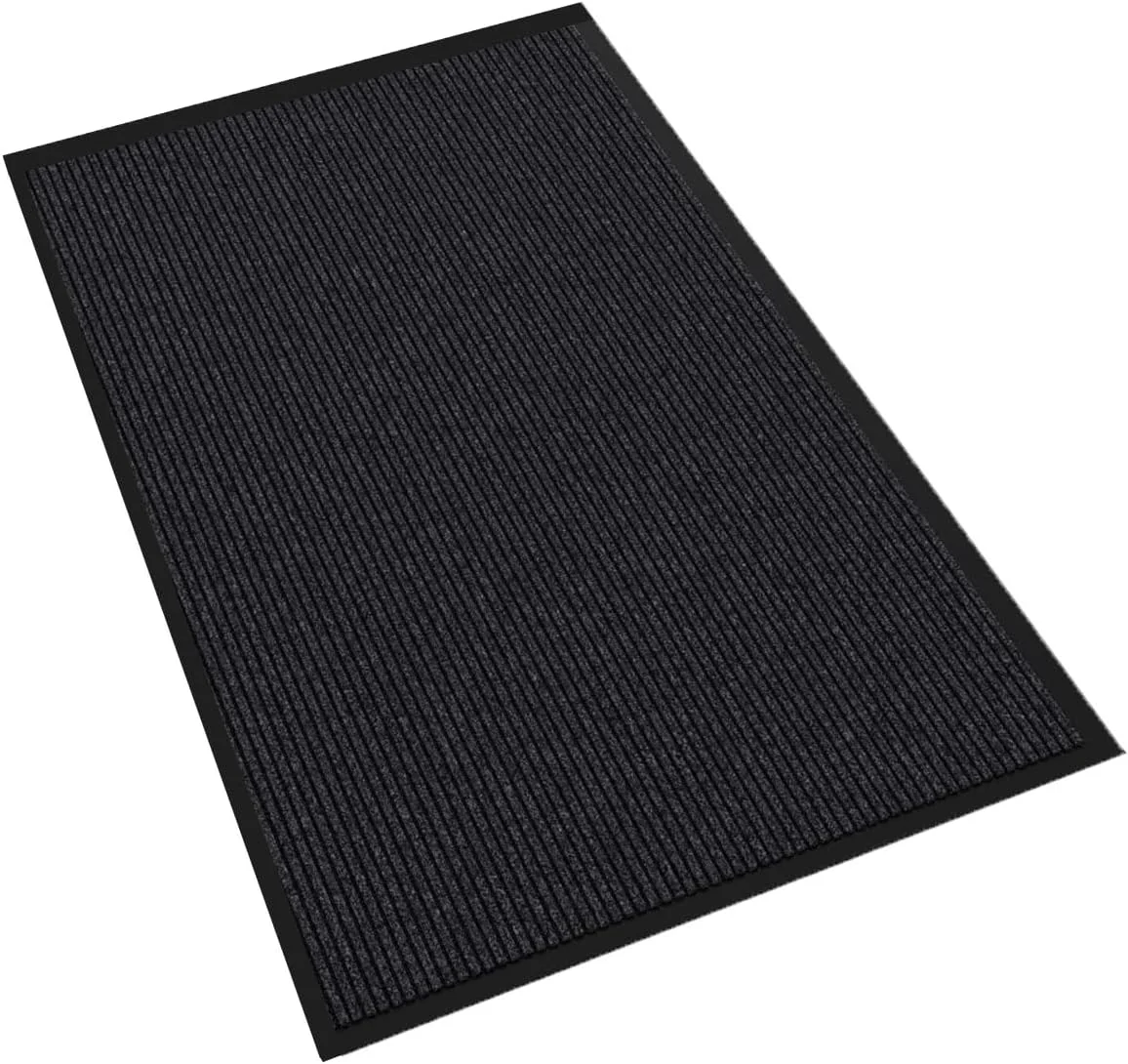 Proven Door Floor Mat Commercial Grade Large Size 4' x 6'Heavy Duty Tough Entry Collection Slip Skid Entrance Mat with Rubber Backing Low Profile and Easy to Clean Indoor Outdoor Rug High-Quality