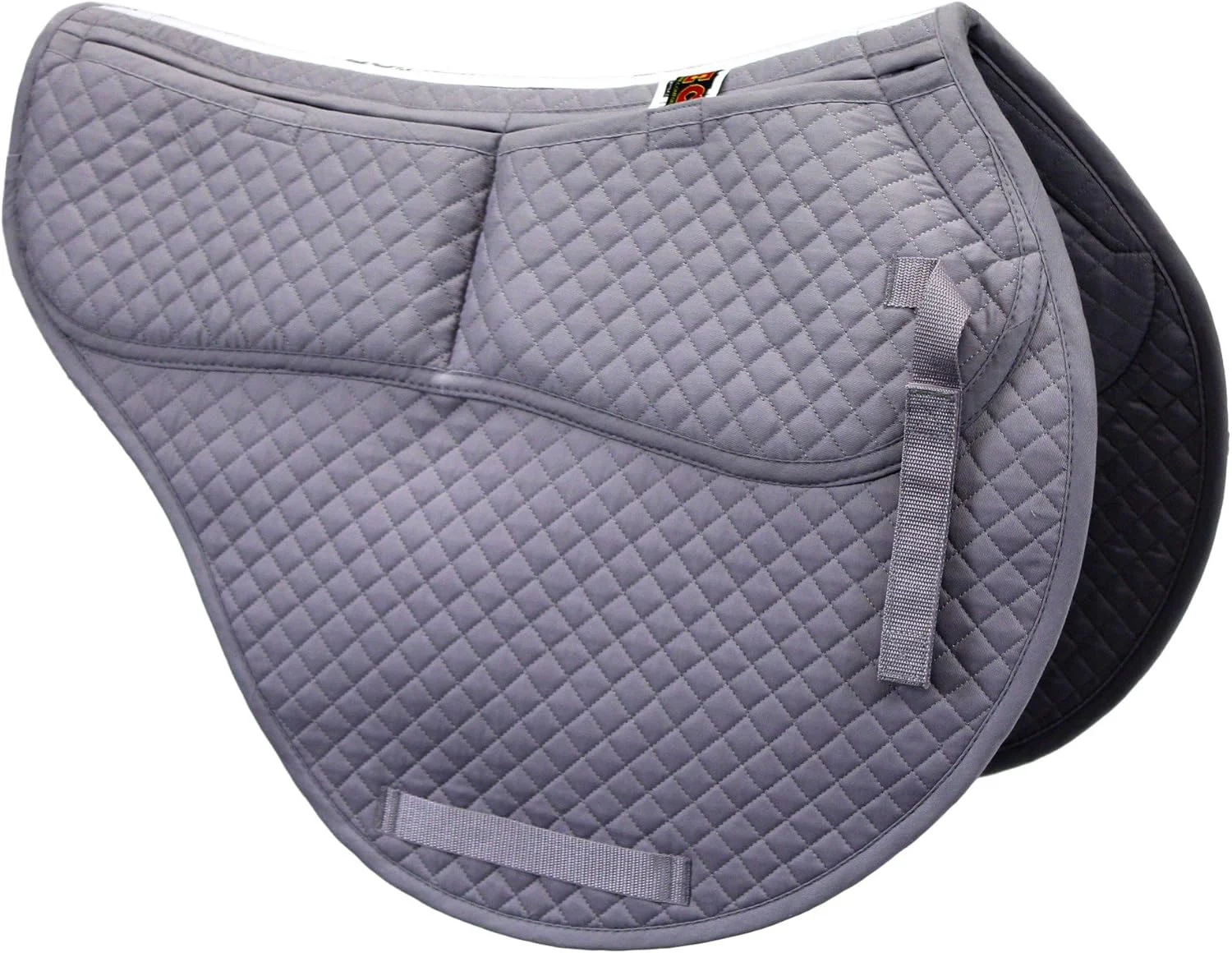 Versatile ECP Equine Comfort Products All-Purpose Contoured Correction Saddle Pad with Adjustable Memory Foam Inserts for Custom Support Non-Slip Shock Absorbing 22 Spine 19.5 Drop Verified