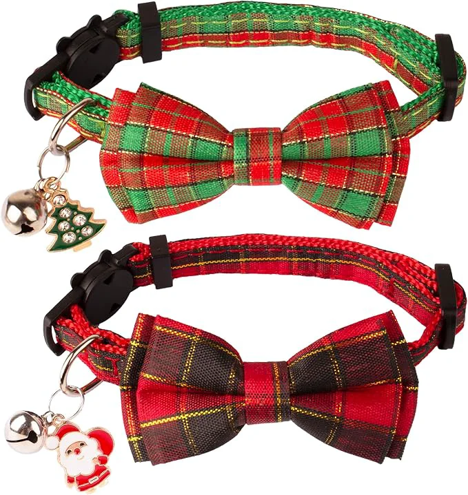 Exclusive ADOGGYGO Christmas Cat Collars Effective
