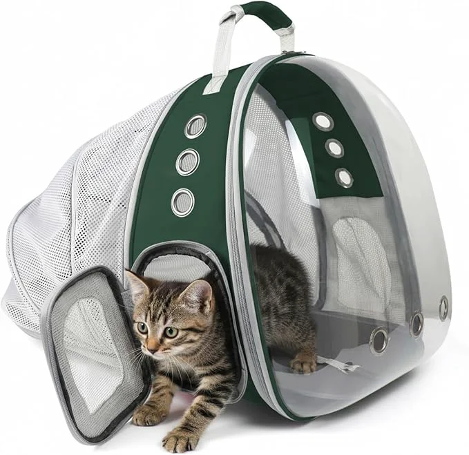 Verified Cat Backpack Carrier Back Expandable Pet Backpack Dependable
