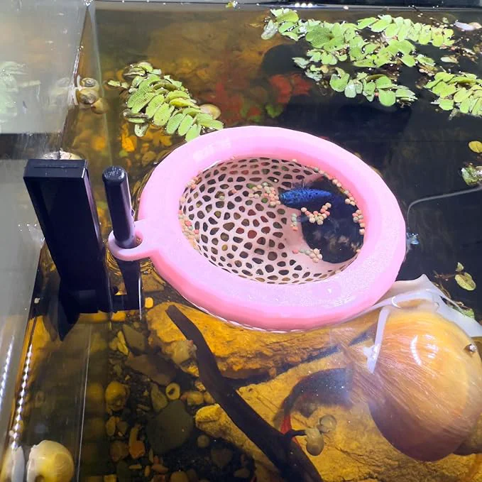 Healthy Fish Tank Floating Betta Hide，Betta or Shrimp Burrows and Hammock Fish and Trendy
