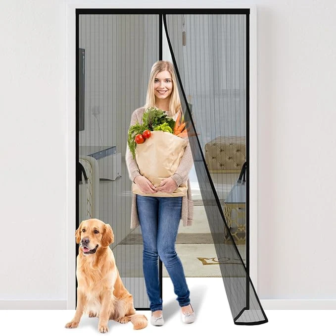 Minimalist Magnetic Screen Door Enhanced