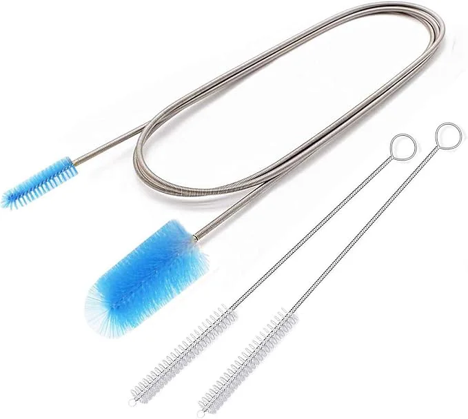 Pure Flexible Drain Brush Nylon Cleaner Double Ended Elastic Hose Pipe 67-inch and Genuine