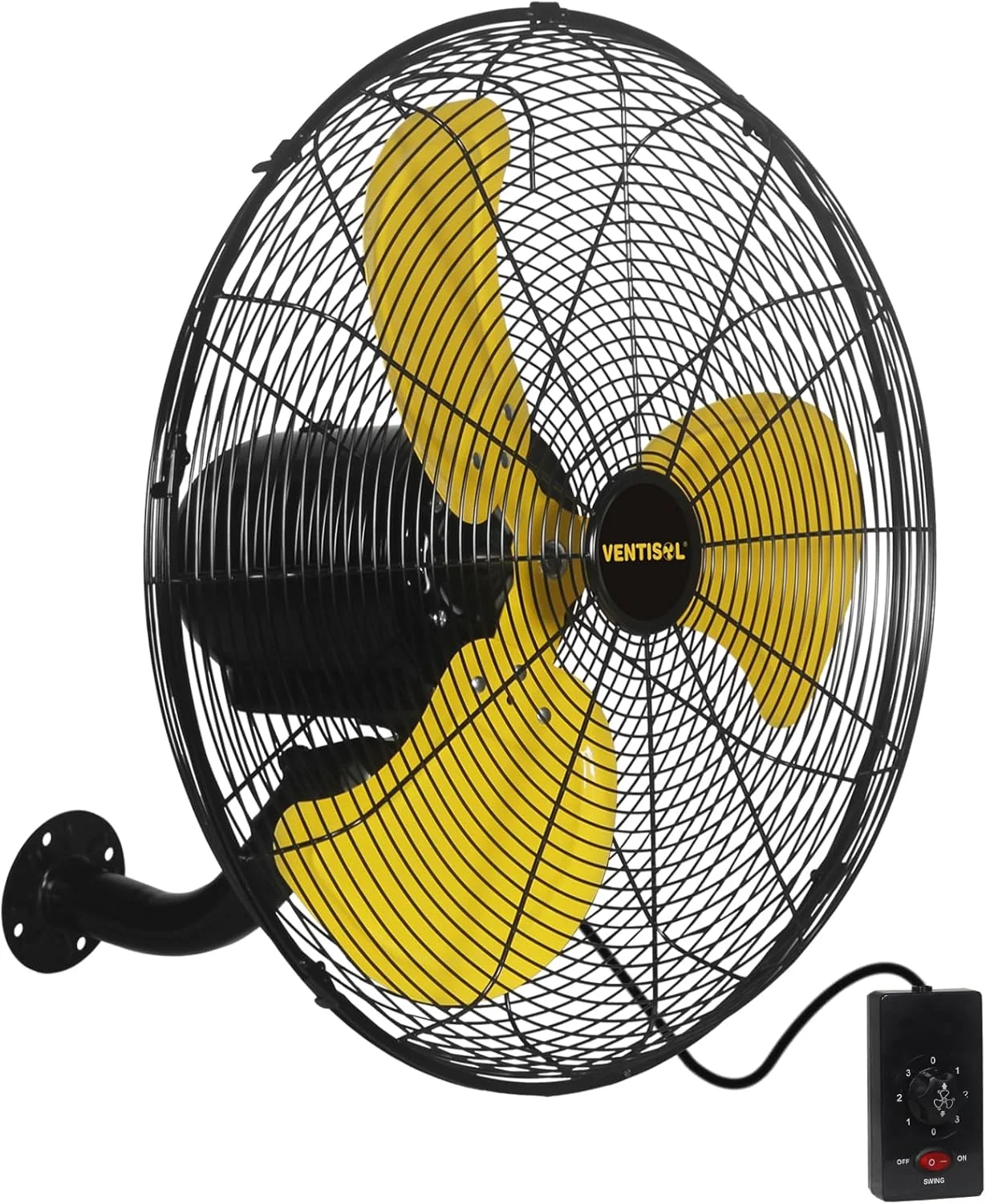 Prestigious VENTISOL 20 Inch Wall Mount Fan Oscillating High Velocity Industrial Wall Fan for Indoor Commercial Residential Warehouse Greenhouse Workshop Basement Durable