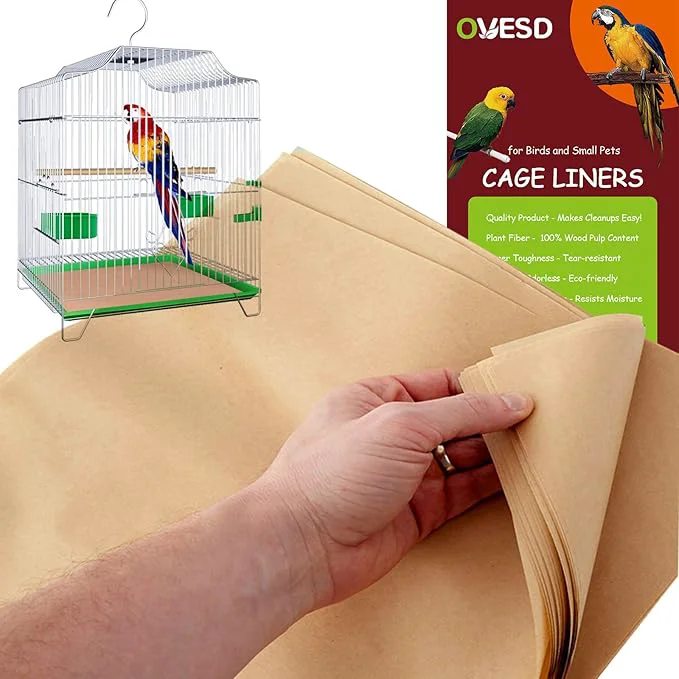 Effective 30PCS Bird Cage Liners Easy-to-Use