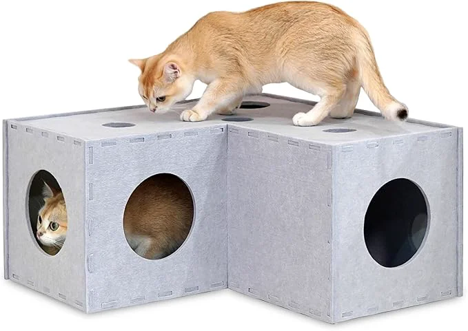 Selected PETKARAY Cat Tunnel Cat Hideaway Cave Reliable