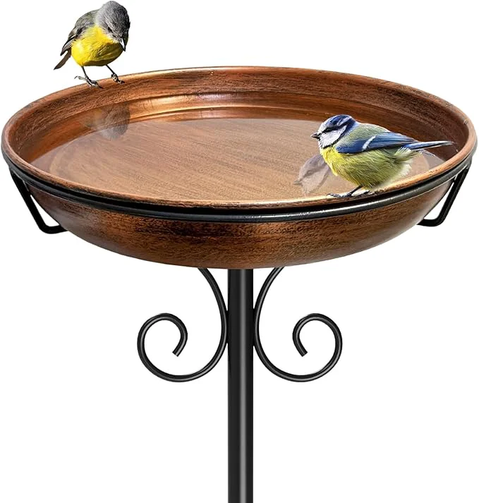 High-Quality 38In standing Bird Bath for Outside Detachable Birdbaths Responsible
