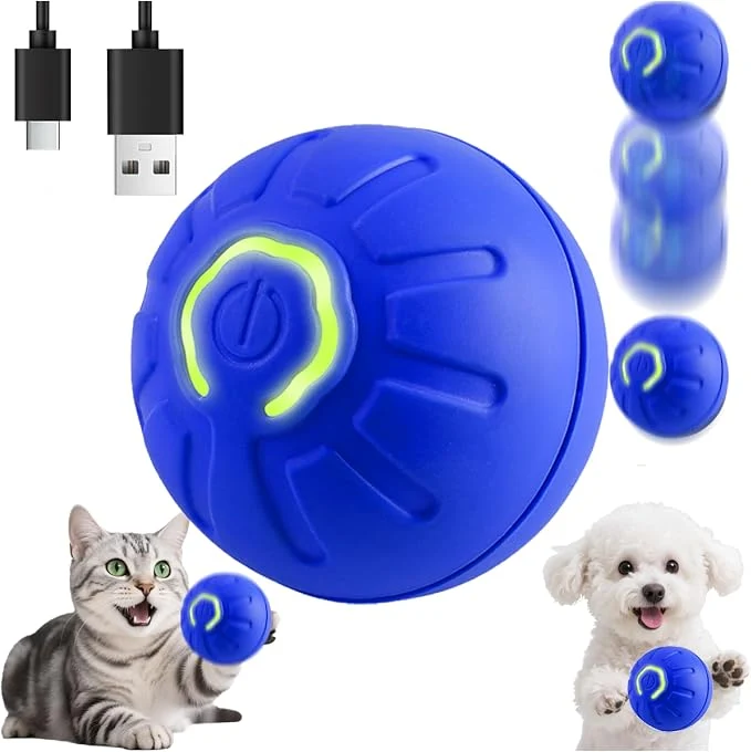 Fashionable BIONEMAGILI Interactive Self-Moving Pet Toy Ball Specialty