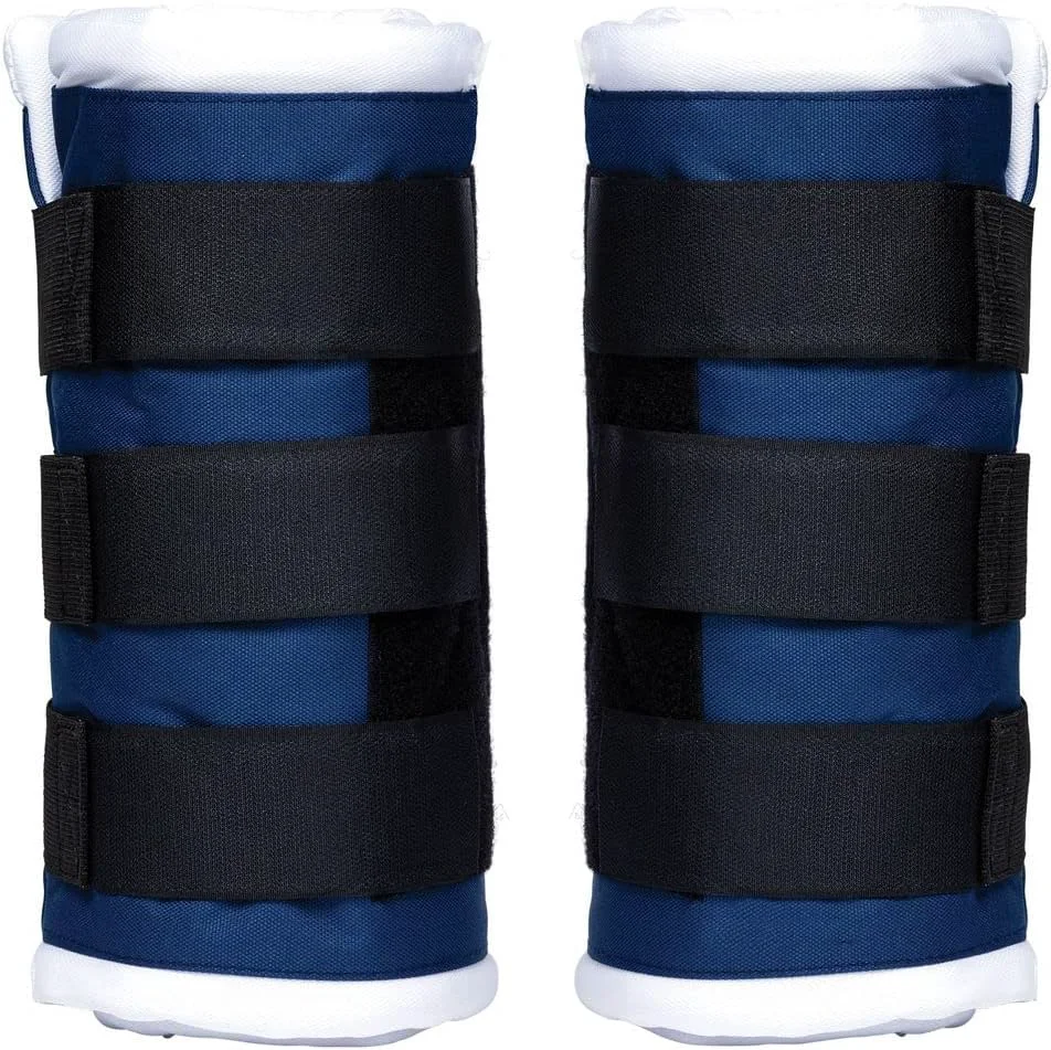 Fast Schneiders Dura-Tech Tekno-Dri Quick Wrap No Bow Leg Wraps for Horses Exceptional Support Moisture-Wicking Protection Color Navy Size 16 Genuine