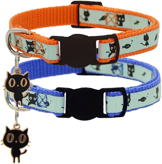 Smart 2 Pack Glow in The Dark Cat Collar Exclusive