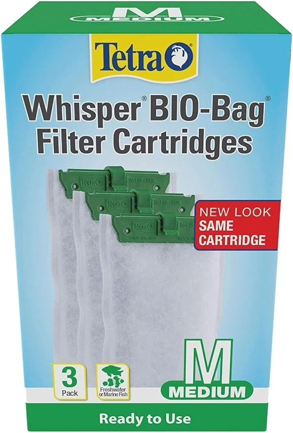 Fine Tetra Whisper Bio-Bag Filter Aquarium Cartridges Medium Filter Advanced