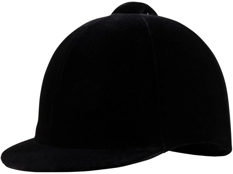 Refined Dura-Tech Velvet Horse Riding Hunt Cap Classic English Equestrian Hunter Class Elegance Use in Breed Show Color Black Advanced