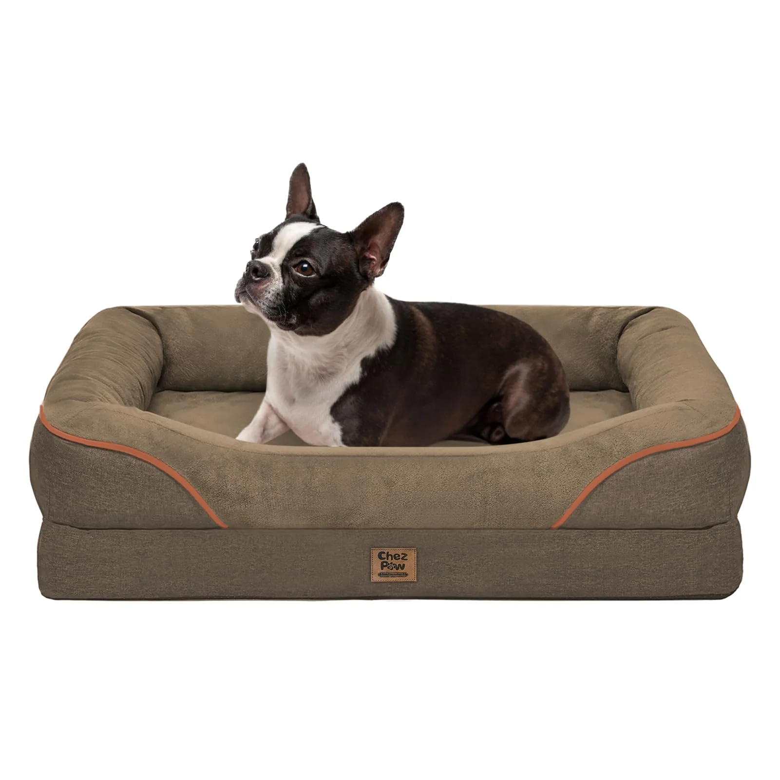 Trusted Chez Paw Washable Orthopedic Large Dog Bed XL with Removable Waterproof Cover Non-Slip Bottom User-Friendly