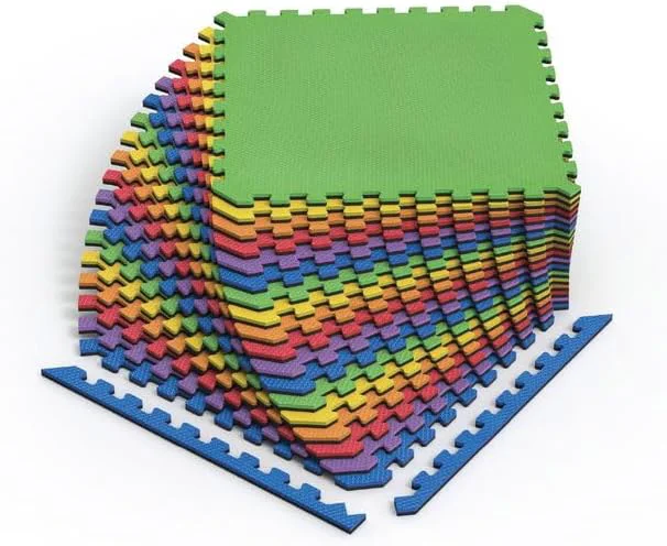 Exclusive Norsk Dual-Sided Reversible 1 2 Foam Exercise Mats for Home Gym - Interlocking EVA Foam Tiles Trusted