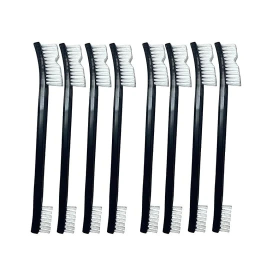 Stylish Anti-Static Nylon Bristles Deep Clean Soft Cleaning Brush 8 Nylon Brushes Recyclable