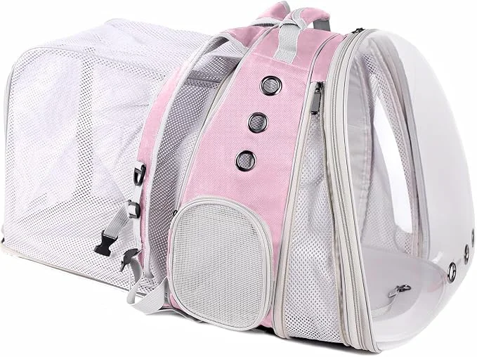 Authentic Dual Extension Pet Backpack Carrier Prestigious