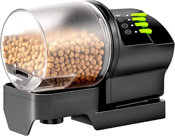 Relaxed DXOPHIEX Automatic Fish Feeder Food Dispenser Vacation Fish Feeder Powered by Outstanding