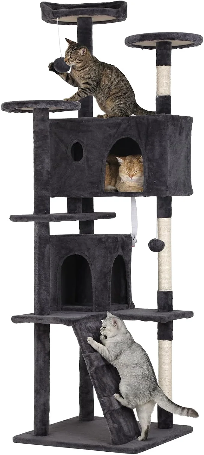 Top-Quality 70in Cat Tree Cat Climbing Tower Unique