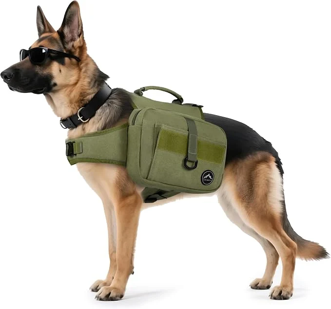 Premium Himal Outdoors Dog Backpack Saddle Bag Tactical Hiking Backpack Excellent