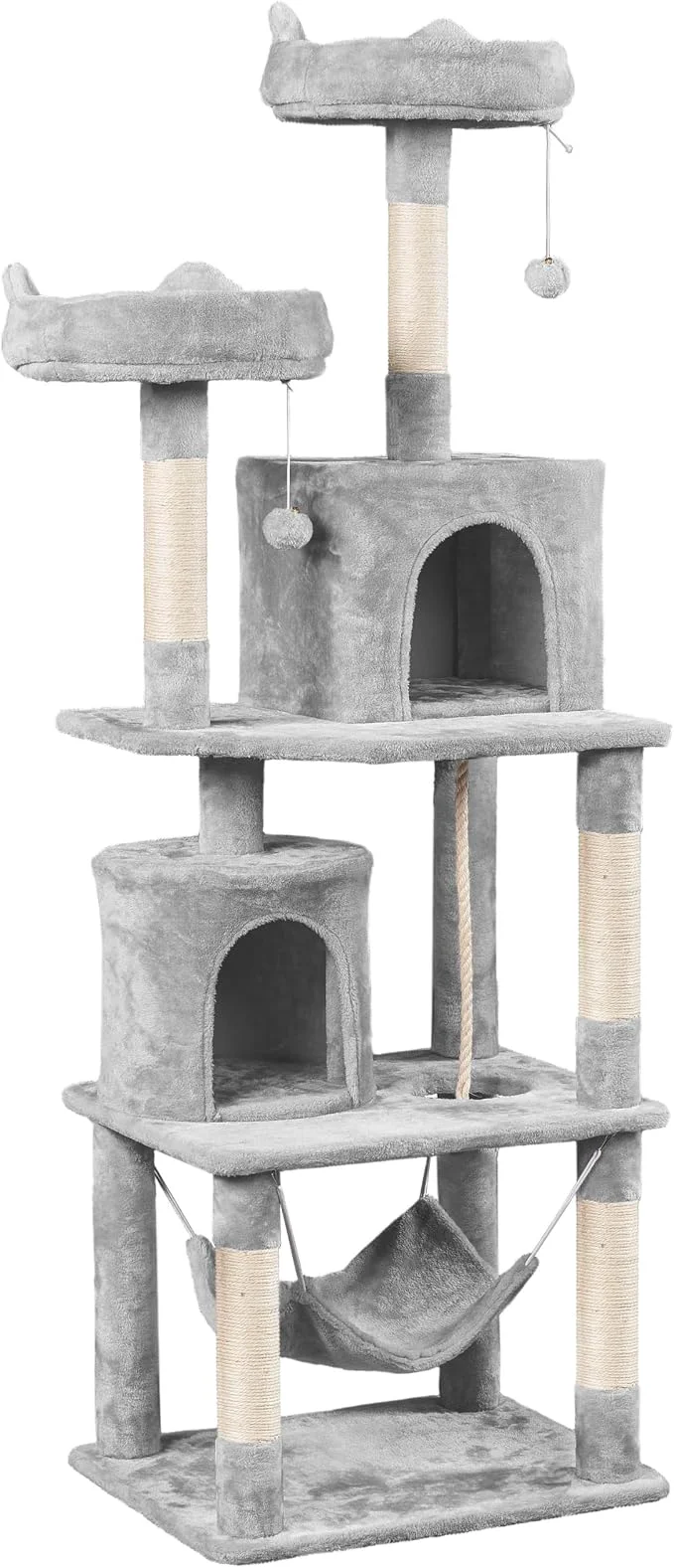 Dependable Topeakmart Cat Tower for Indoor Cats Cat Activity Center Smooth