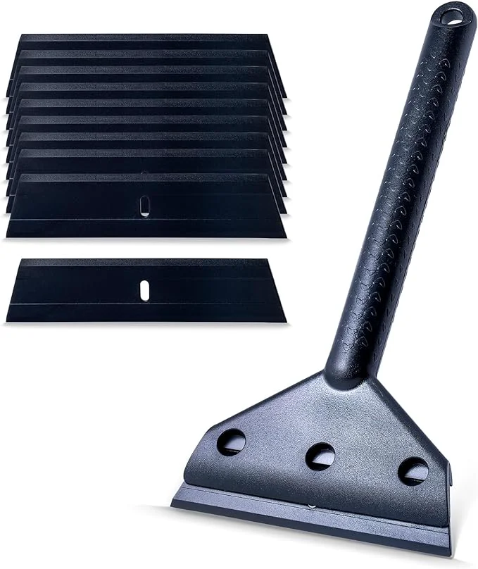 Consistent FOSHIO Long Handle Plastic Razor Blade Scraper Trusted