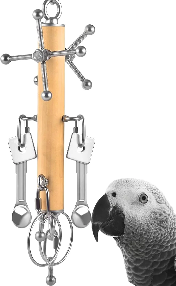 Superior KATUMO Bird Toys Parrot Pull Spoons Spinning Toys Fine Crafted