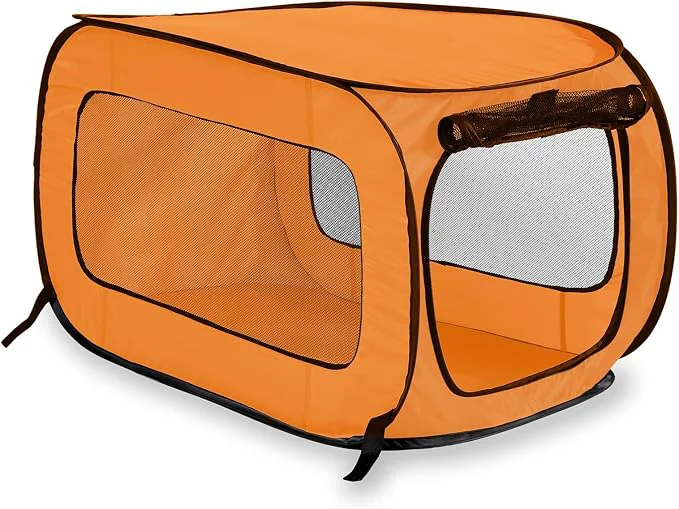 Classic Beatrice Home Fashions Portable Collapsible Pop Up Kennel Travel Cat and Dog Responsible