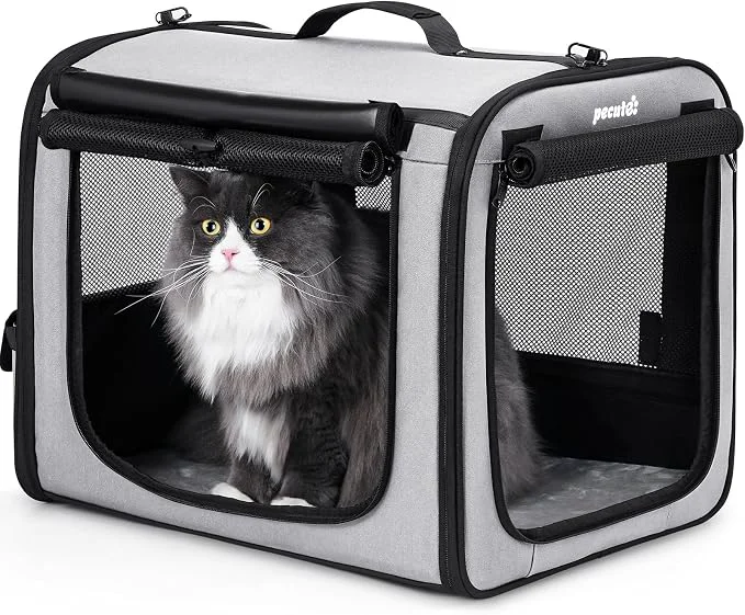 Clean Pecute Dog Car Carrier Light Weight 19.7×16.9×14.8in Dog Carrier Easy to Artisan