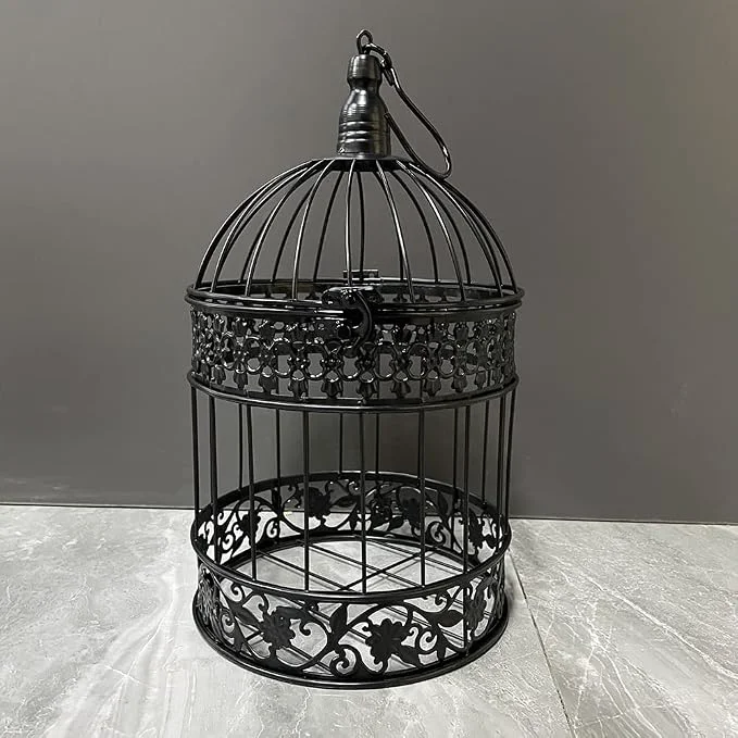 Traditional Round Birdcages Vintage Decorative Iron Bird cage Wedding Decor Flower cage Responsible