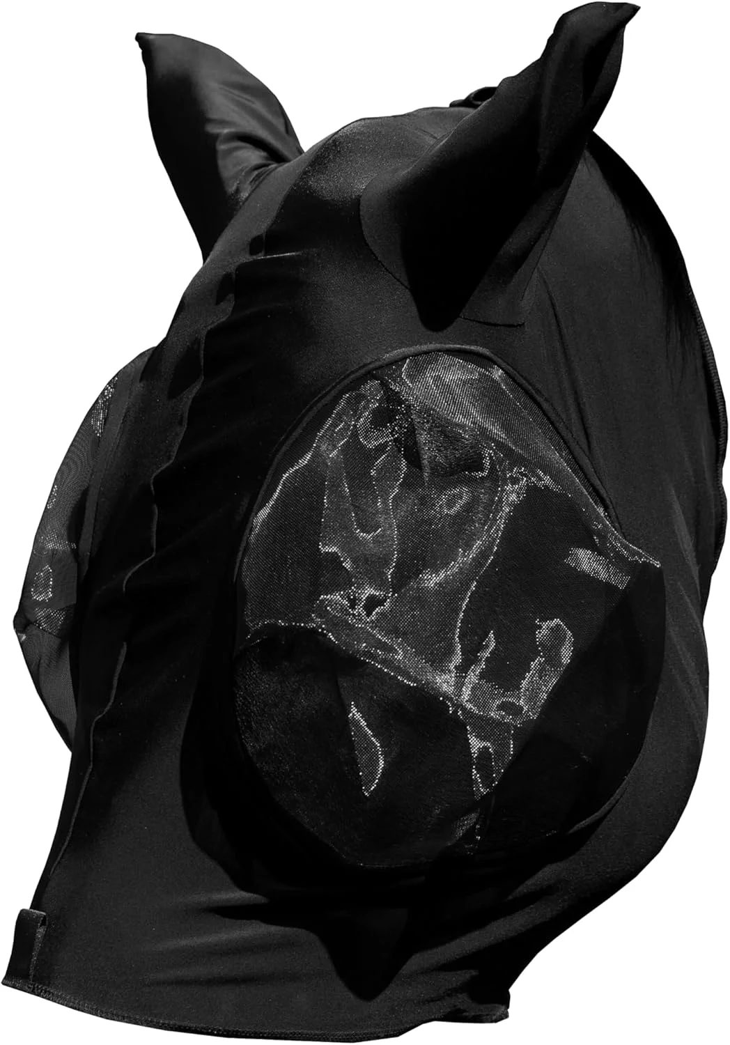 Carefully Designed Equinavia Bug Out Fly Mask Against Flies Insects UV Rays - Black - Warmblood First-Class