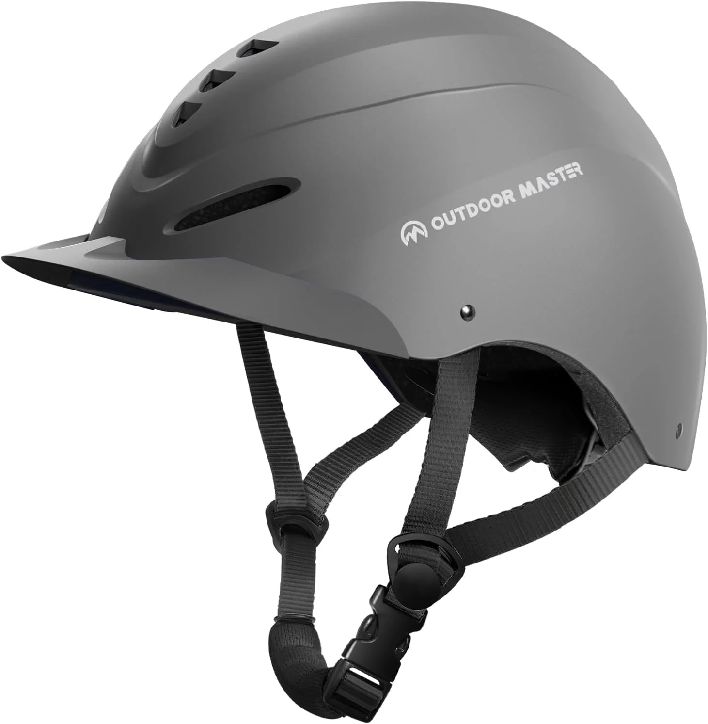 Verified OutdoorMaster Equestrian Helmet Horse Riding Helmet with Sun Visor and Excellent Ventilation Adjustable Safe Helmet for Men Women Youth Easy-to-Use