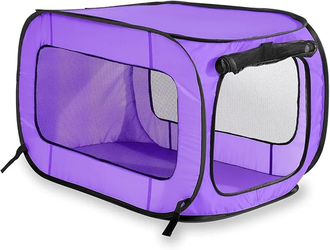 Reliable Beatrice Home Fashions Portable Collapsible Pop Up Kennel Travel Cat and Dog Solid